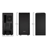 be quiet! Pure Base 600 Black Gehäuse schwarz gedämmt 2 vorinstallierte Pure Wings 2 Lüfter