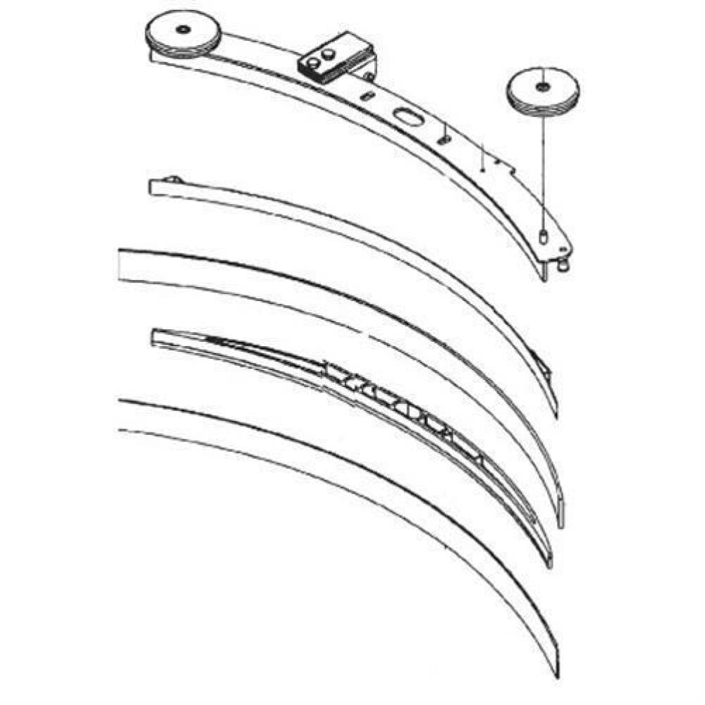 Nilfisk Original 30067A Sauglippe Standard außen