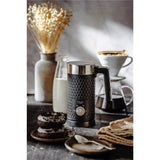 Adler AD 4494 Milchaufschäumer elektrisch Schwarz für Cappuccino und Latte