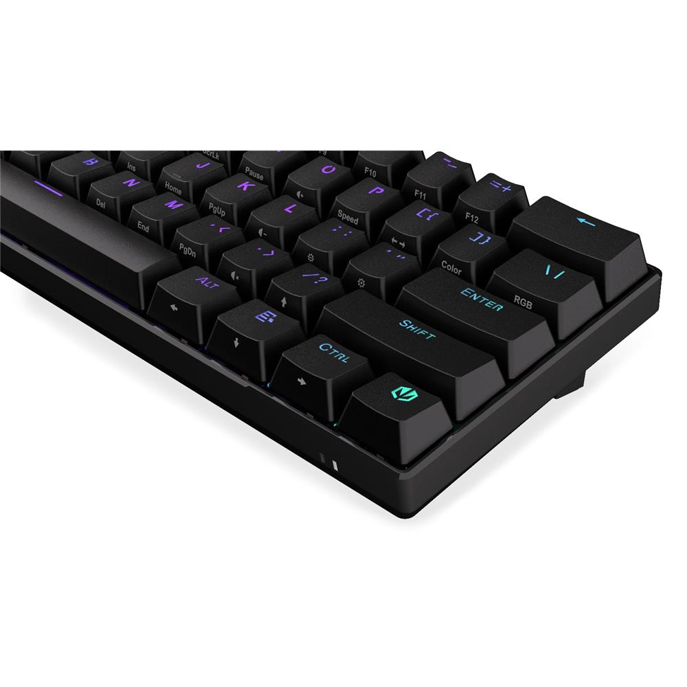 ENDORFY EY5A071 - Keyboards (US) Thock Compact Kailh RD, Tastatur, Schwarz, ENG-Layout, Beleuchtet