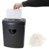 Adler AD 1038 Aktenvernichter, P-4 Dokumentenschredder für Papier, Kreditkarten und CD/DVDs, 10 Blatt, 21 Liter, Grau