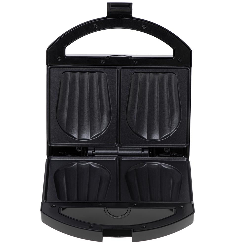 Adler Sandwichmaker AD 3069 Antihaftbeschichtung Sandwichtoaster schwarz