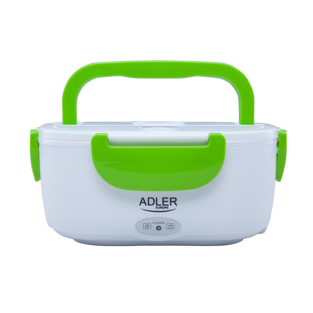 Adler AD 4474 Elektrische Lunchbox in Grün für warme Mahlzeiten, beheizbare Lebensmittelbox