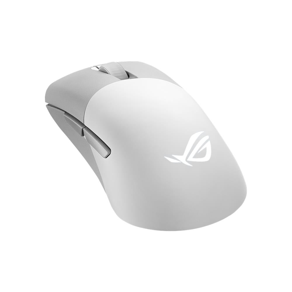 ASUS ROG Keris Wireless AimPoint White RGB Gaming Maus optischer Sensor 36.000 dpi weiß