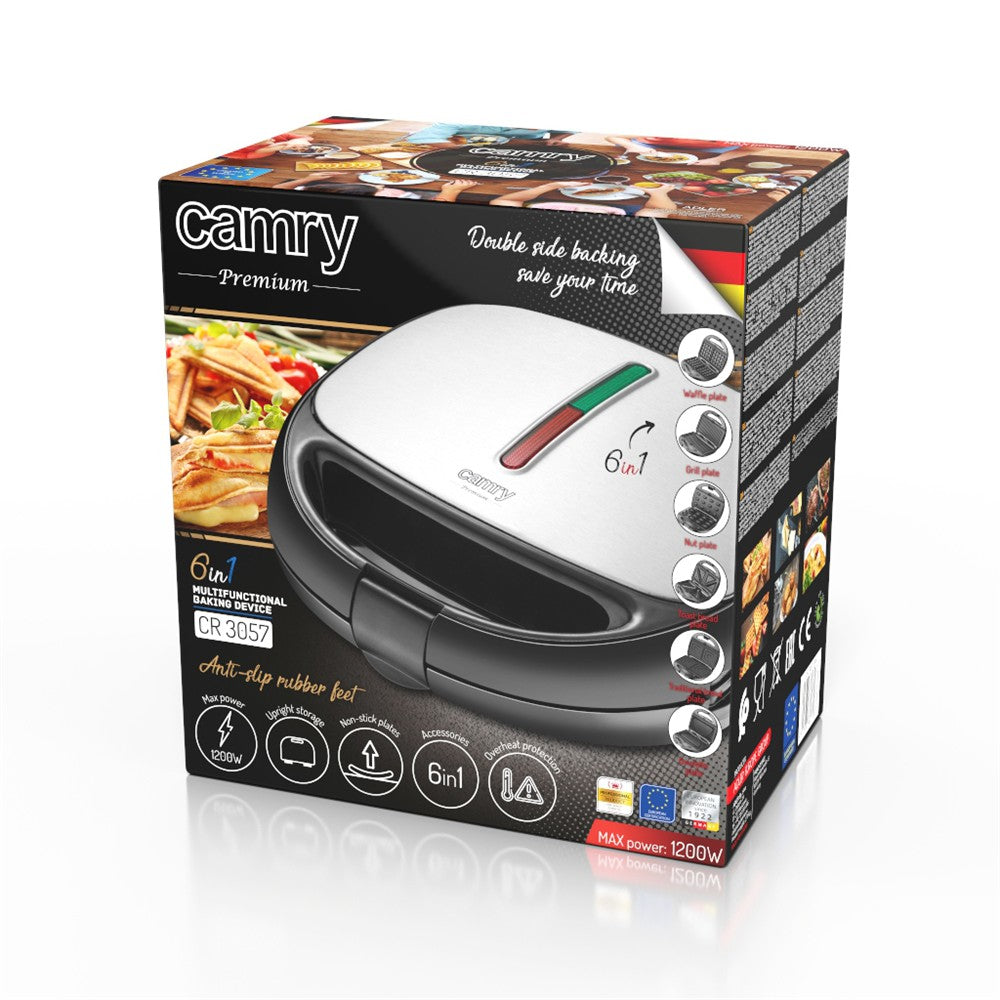 Camry CR 3057 Sandwichmaker 6 in 1