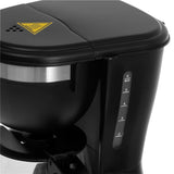 Adler AD 4381 Filterkaffeemaschine mit Glaskanne, 0,6 L, 600 W, Schwarz