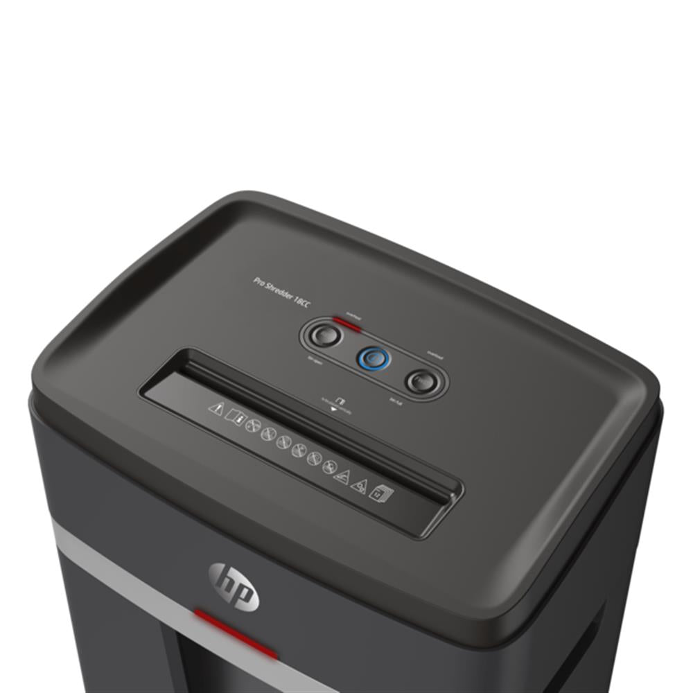 HP Pro Shredder 18CC Aktenvernichter P4 Cross Cut 18 Blatt 25 Liter