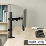LogiLink Monitorhalterung 17–32", Armlänge 200 mm, Tischmontage, Schwarz