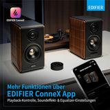 Edifier S880DB MKII – Hi‑Res Wireless 2.0 Lautsprecher, 88W, Walnuss