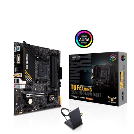 ASUS TUF GAMING A520M-PLUS WIFI Mainboard Sockel AMD A520 (Ryzen AM4, Micro ATX, M.2-Unterstützung)