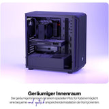 ENDORFY Arx 700 Air, ATX PC-Gehäuse, inkl. 5x 140mm PWM-Lüfter, Top und Front aus luftigem Mesh | EY2A012