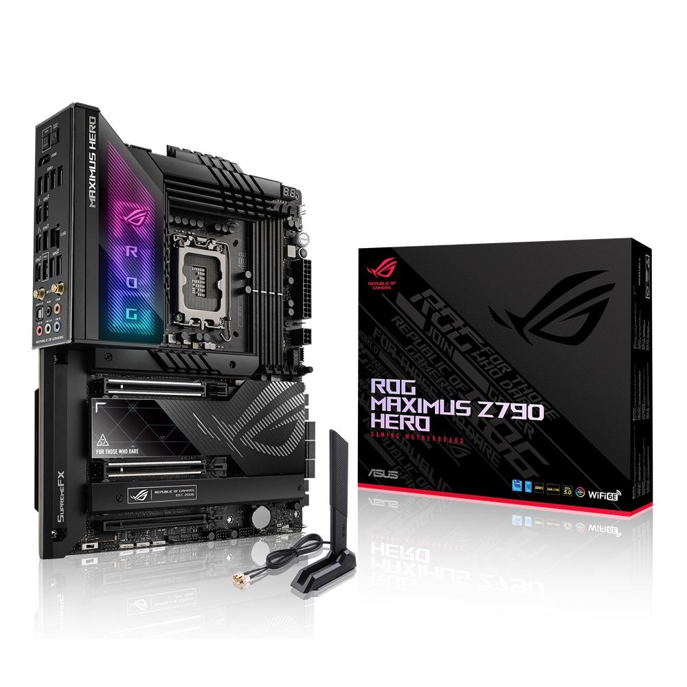 ASUS ROG Maximus Z790 Hero Gaming Mainboard Sockel Intel LGA1700 (ATX, DDR5, M.2, PCIe 5.0, WiFi 6E)