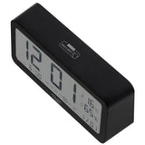 Adler AD 1195b Digitaler Wecker batteriebetrieben mit Temperaturanzeige Schwarz