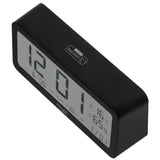Adler AD 1195b digital Wecker batteriebetrieben Temperaturanzeige schwarz