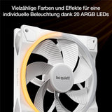 be quiet! Light Wings 140mm PWM Reverse White ARGB Lüfter hoher Airflow