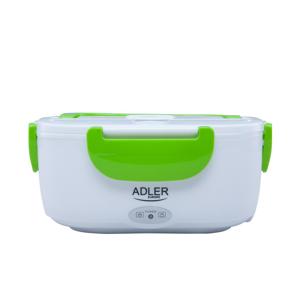 Adler AD 4474 Elektrische Lunchbox in Grün für warme Mahlzeiten, beheizbare Lebensmittelbox