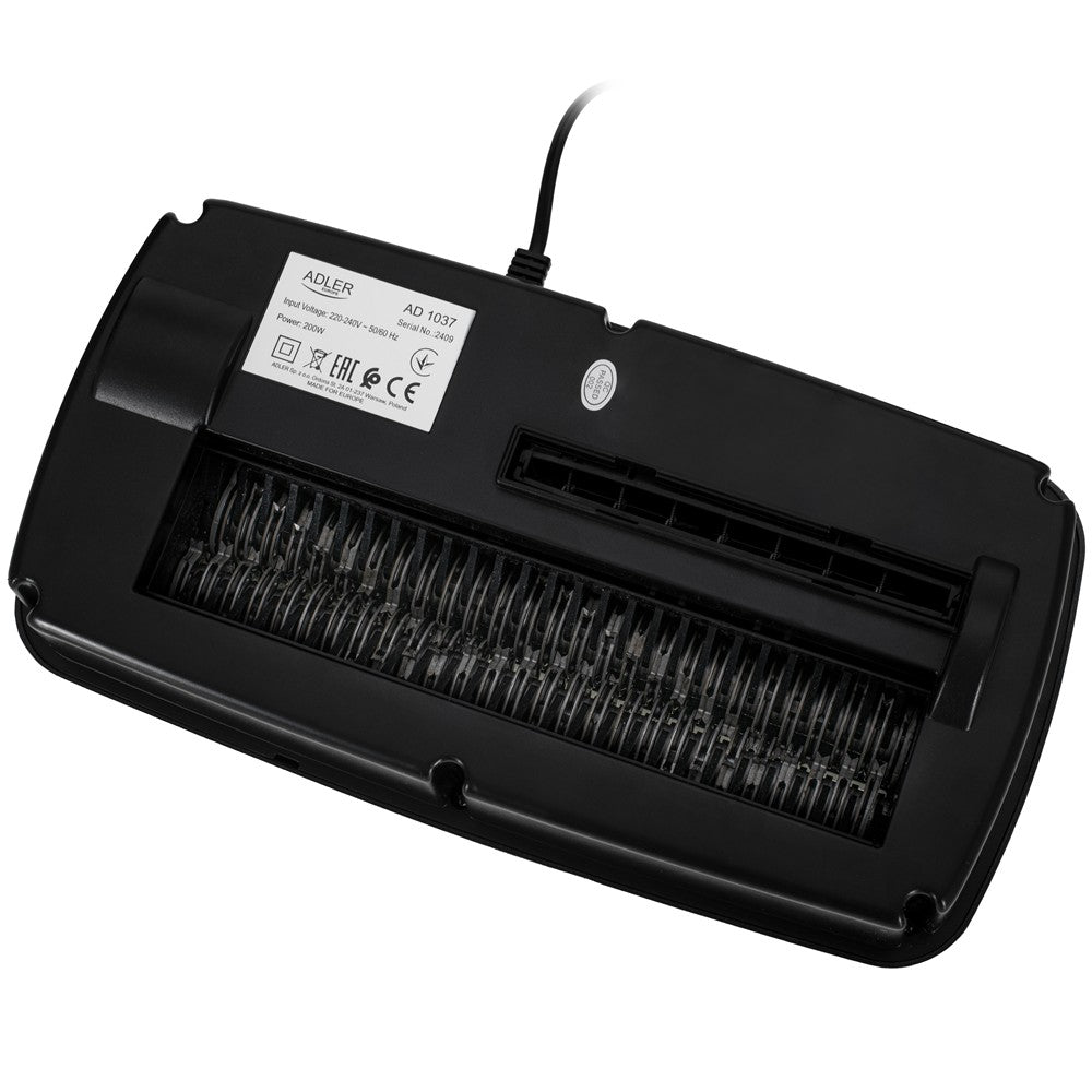 Adler AD 1037 Aktenvernichter, Papiervernichter P-4 für 6 Blatt A4, Schredder für Dokumente, CDs, DVDs und Kreditkarten, 13 l, schwarz