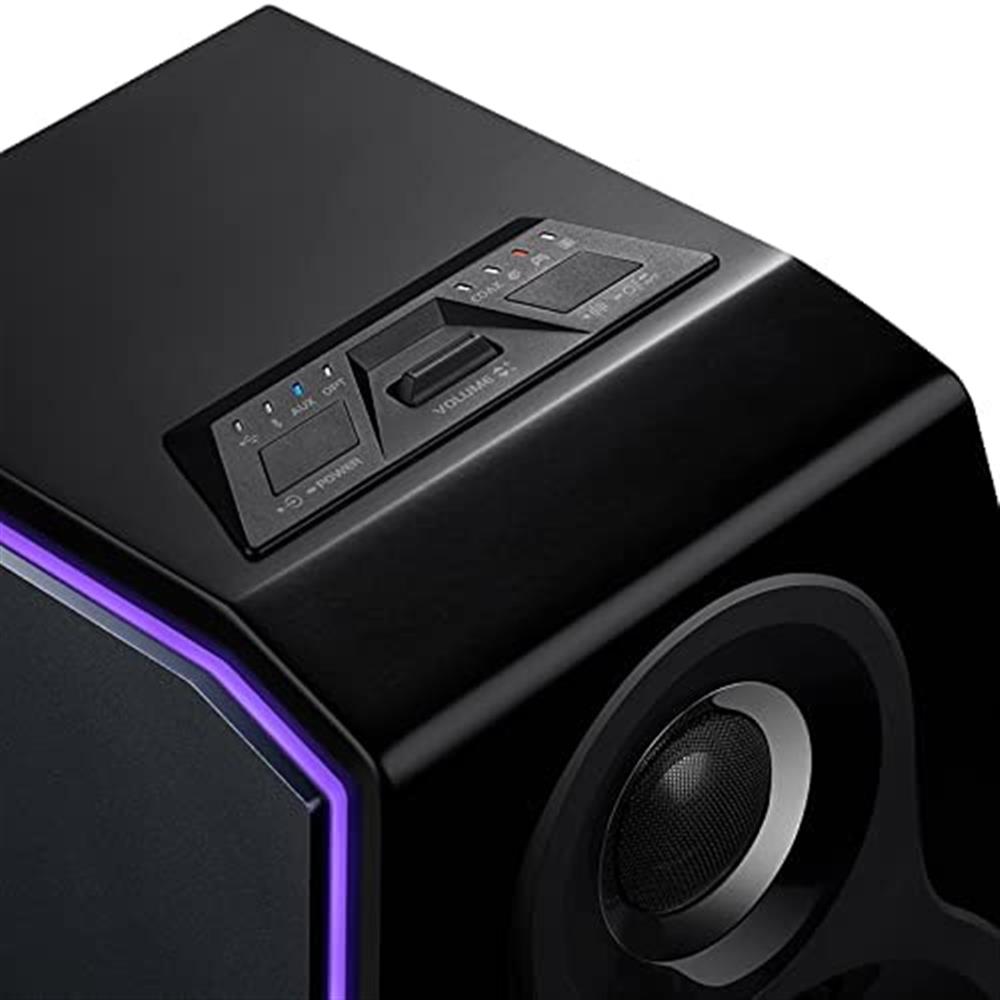 Edifier G5000 Gaming-Lautsprecher mit Bluetooth und RGB-Beleuchtung, Schwarz