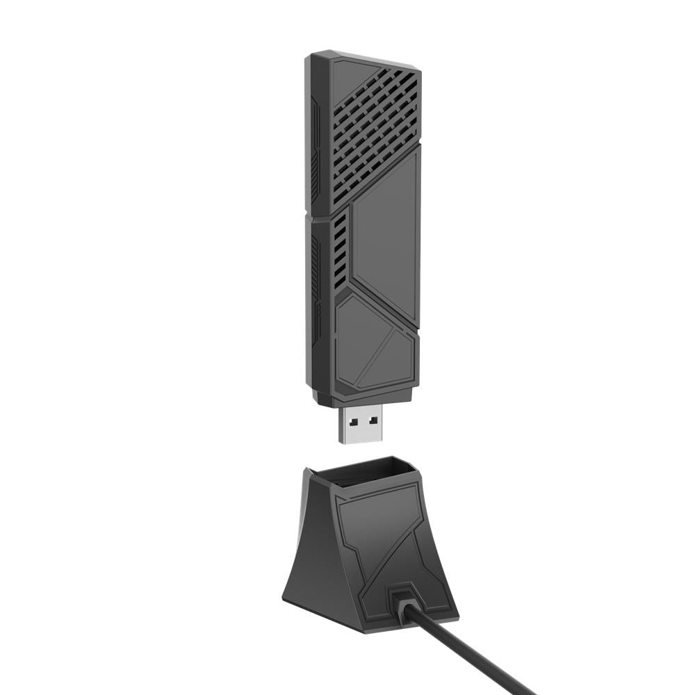 ASUS ROG USB‑BE92 BE6500 WiFi 7 USB‑Adapter mit 6 GHz, MLO und WPA3