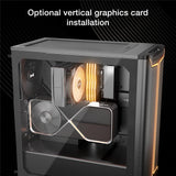 be quiet! Pure Base 501 DX Black PC-Gehäuse 3 vorinstallierte Pure Wings 3 140mm PWM-Lüfter