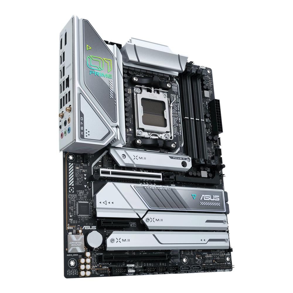 ASUS PRIME X670E-PRO WIFI Gaming Mainboard Sockel AMD AM5 Ryzen 7000 ATX PCIe 5.0 M.2 DDR5 USB 3.2