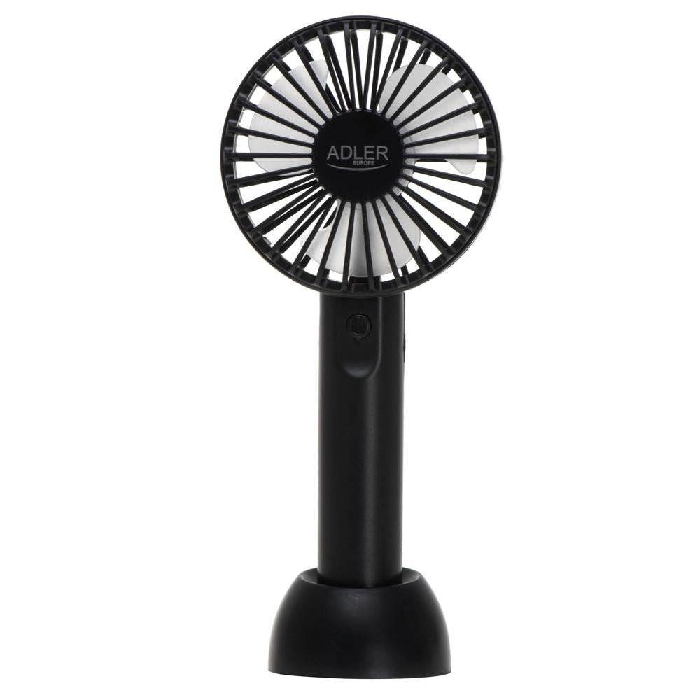 Adler AD 7338 Mini-USB-Ventilator schwarz – Kompakt & mobil für unterwegs
