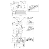 LogiLink Kabel Clips Kabelbefestigungs Set (10 Stück)