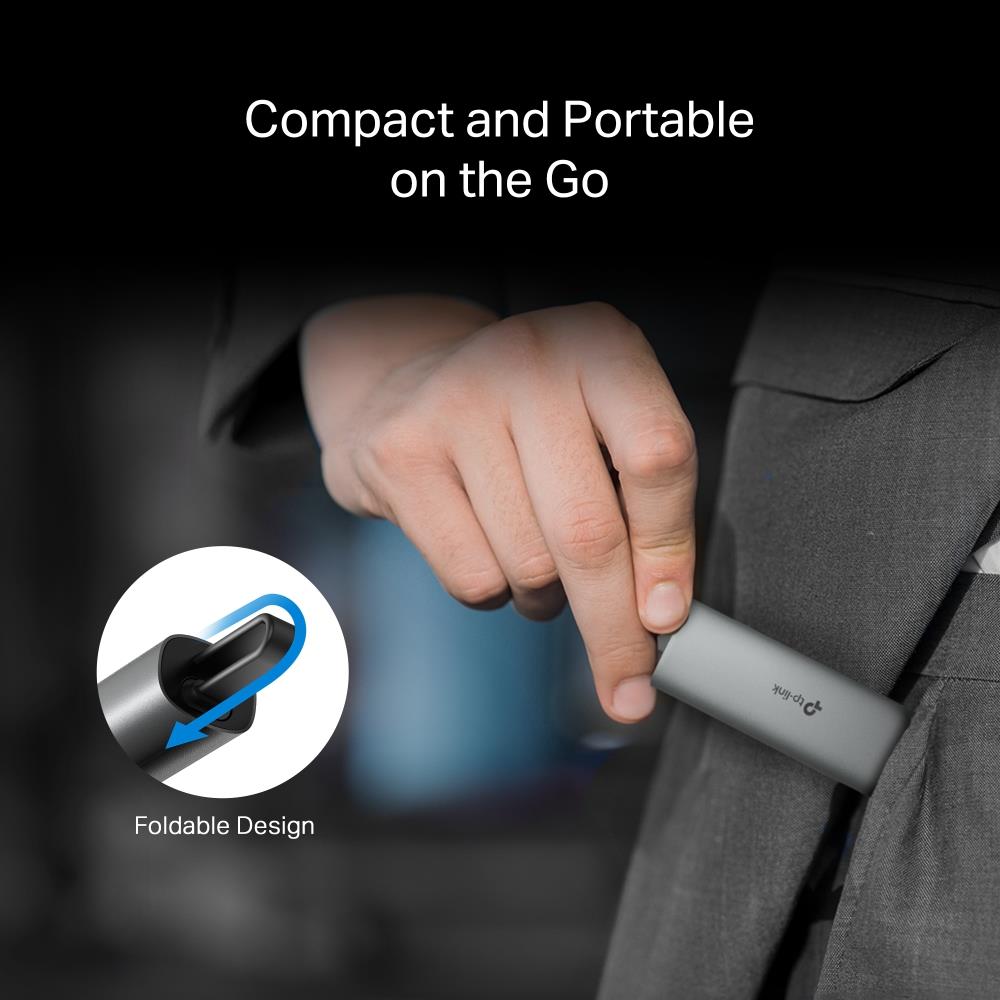 TP-Link UE302C USB C auf 2.5G Ethernet Adapter Multi Gigabit LAN Adapter