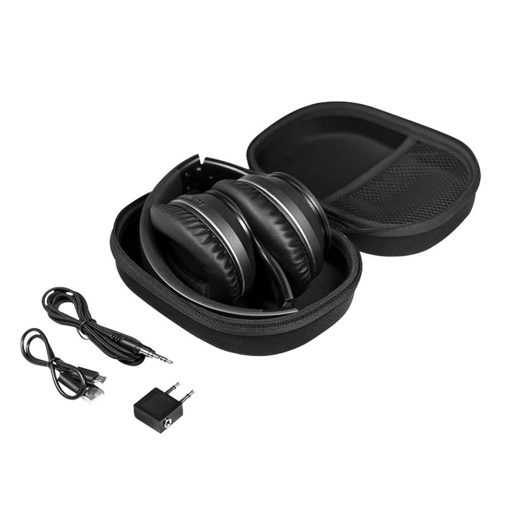 LogiLink Bluetooth Active-Noise-Cancelling-Headset, Schwarz