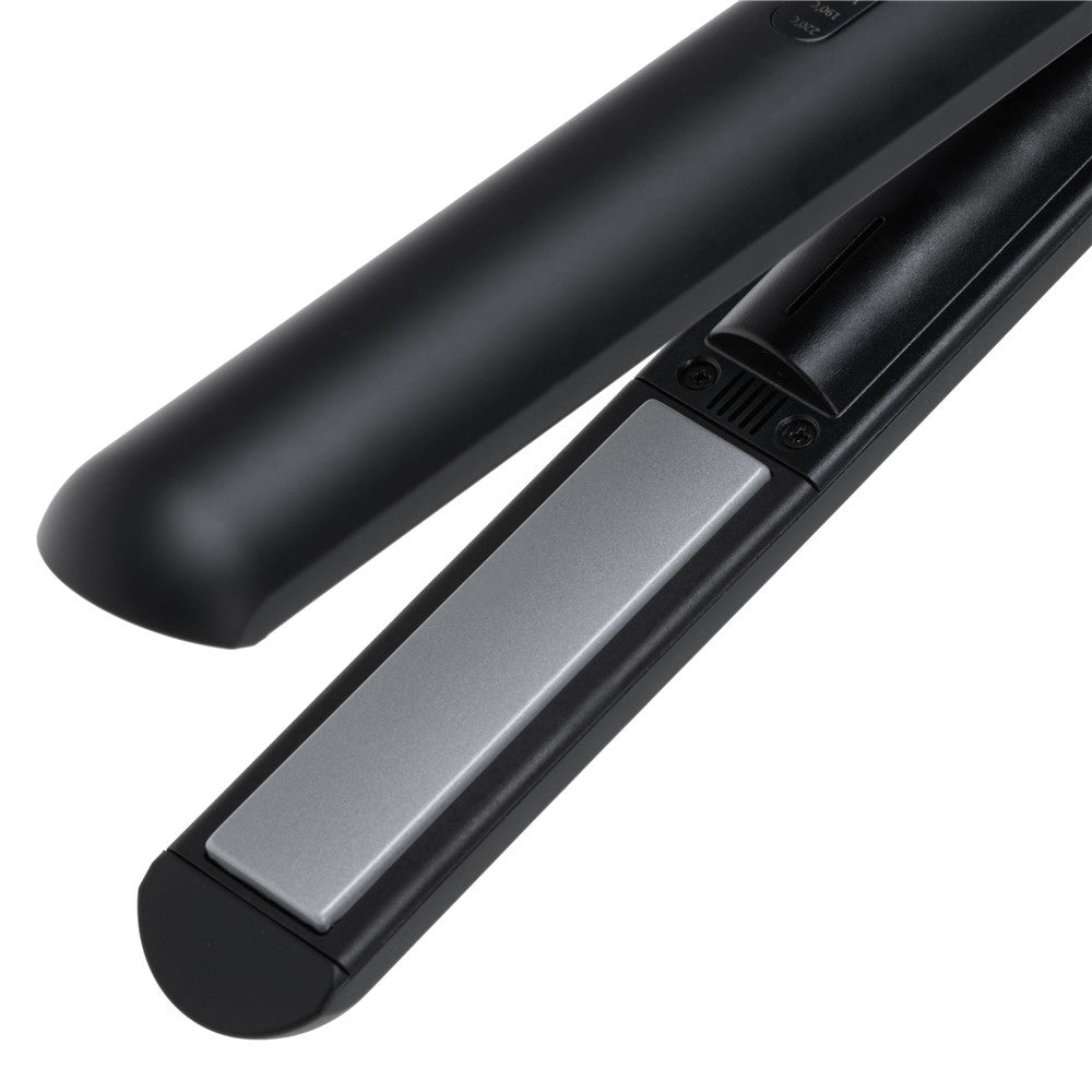 Adler AD 2327b Akku Glätteisen kabellos, USB-C Reise-Haarglätter mit Keramikplatten, LED-Display, 3 Temperaturstufen, Aufbewahrungsbeutel, Schwarz