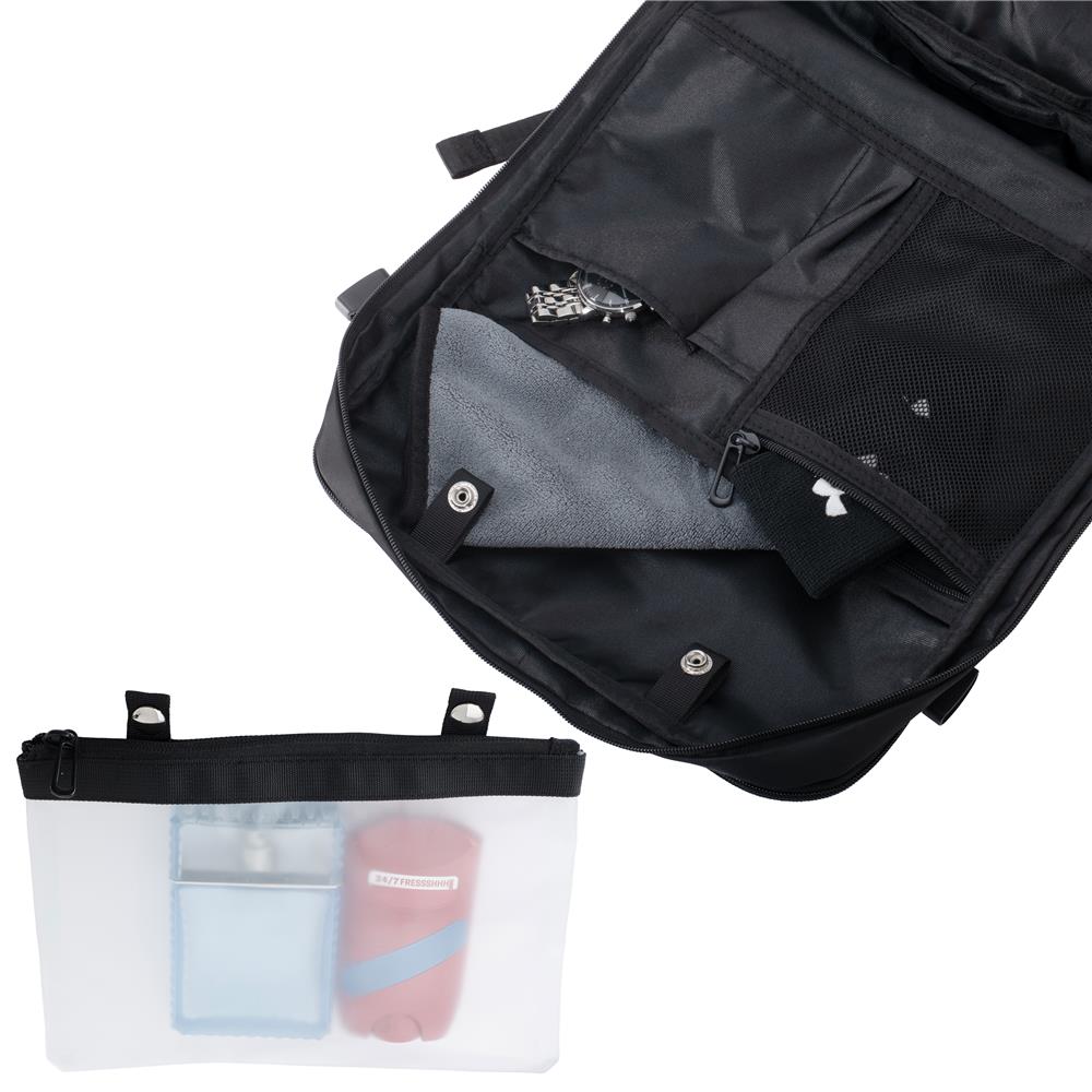 Camry CR 6881b Business Rucksack 24 L erweiterbar, Handgepäck Rucksack 40x20x30 cm, Laptoprucksack bis 15,6 Zoll, RFID, USB, YKK-Reißverschlüsse, wasserabweisend, schwarz