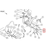 Nilfisk Original 56509746 Fuel Tank mt Weldt-P Halterung für Tank