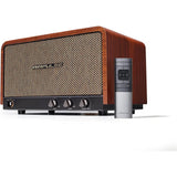 Edifier AIRPULSE P100X Lautsprechersystem (60W) im Retro-Look mit Bluetooth 5.1 (aptX), Holzfarben