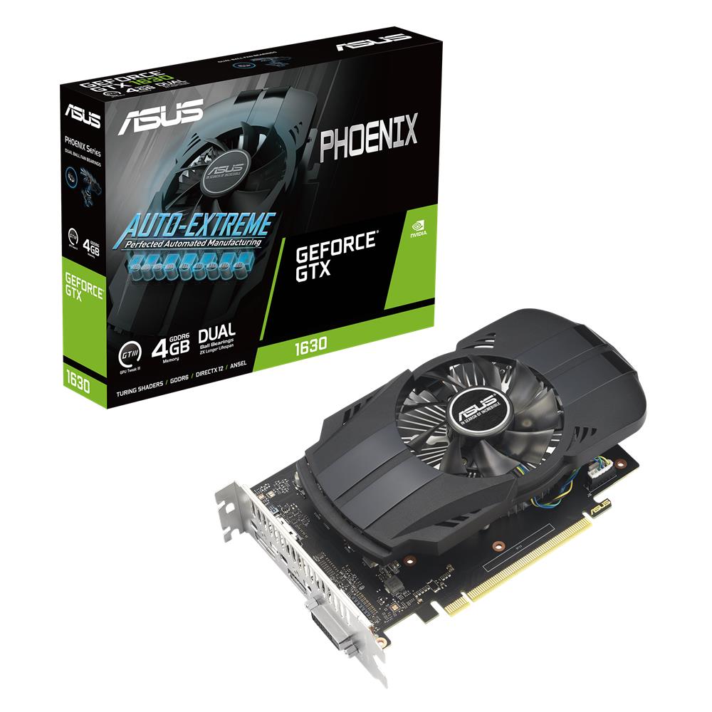 ASUS Phoenix GeForce GTX 1630 4GB GDDR6 EVO Gaming Grafikkarte (NVIDIA Turing™, 4GB GDDR6)