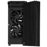ASUS ProArt PA401 Wood Edition TG ATX PC Gehäuse mit 160 mm Lüftern und USB 20Gbps