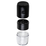 Camry CR 4302 kabellose elektrische USB-Kaffeemühle mit Keramikfräser, Akku, schwarz