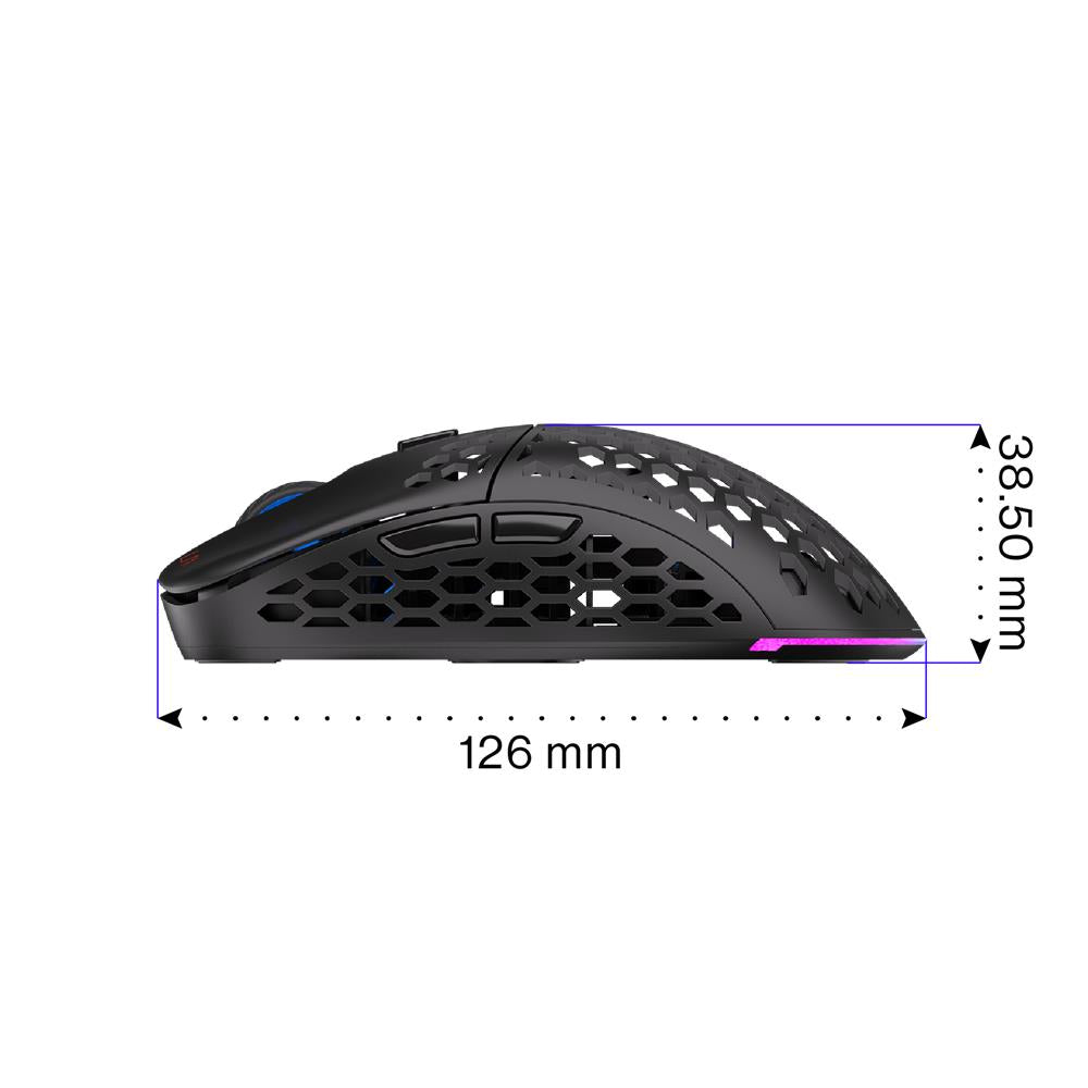 ENDORFY LIX Wireless, Leichte kabellose Gaming-Maus (69 g), 16000 DPI, Schwarz | EY6A008