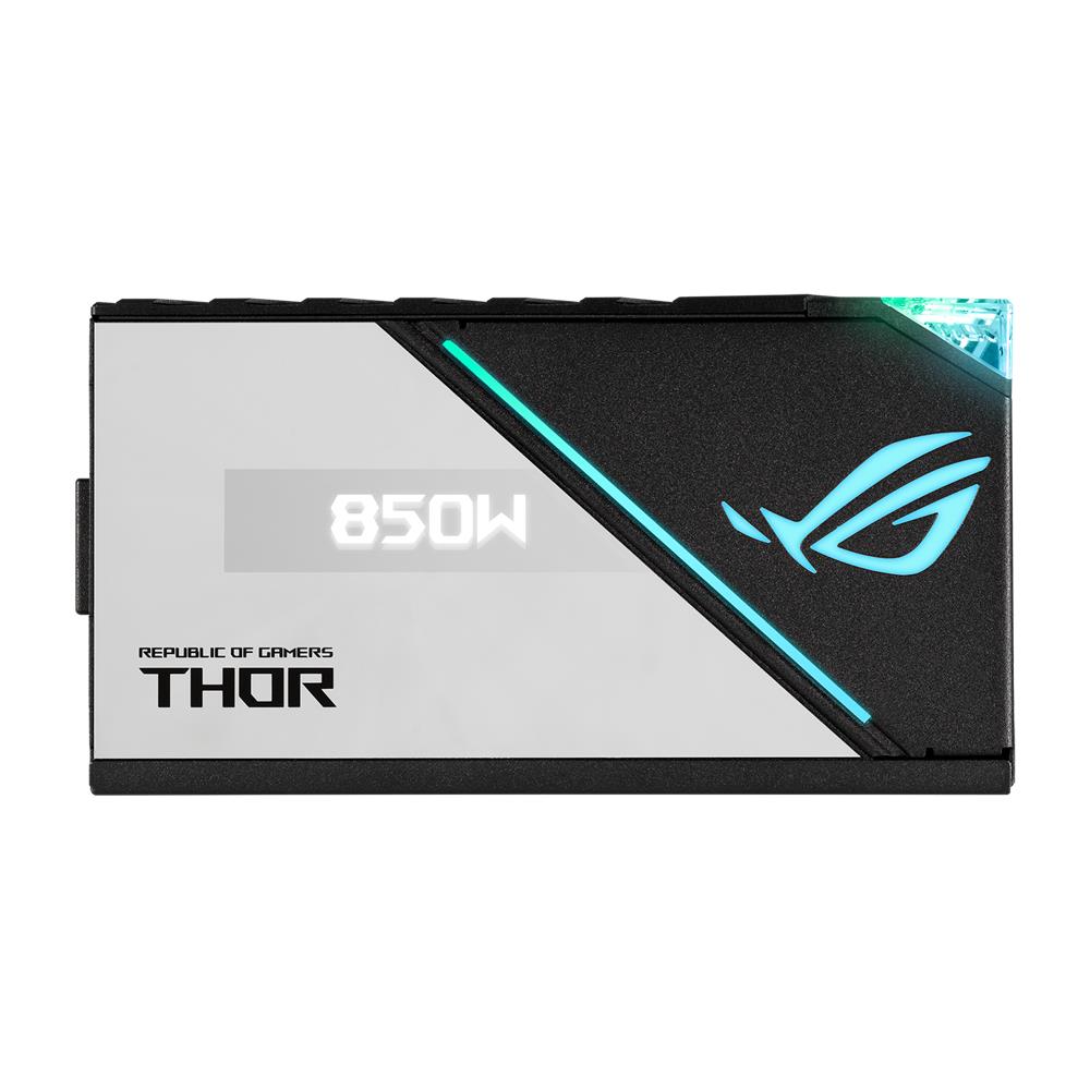 ASUS ROG Thor 850W Platinum II Netzteil (Aura Sync RGB Belechtung, OLED Display, PCIe 5.0 Ready)