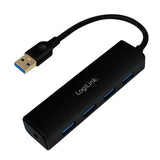 LogiLink USB 3.0 HUB 4-Port Plug & Play bis 5GBit/s