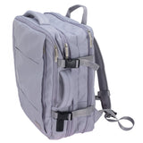 Camry CR 6881lp Reiserucksack 24L erweiterbar, Handgepäck Rucksack mit Laptopfach bis 15,6 Zoll, Business Backpack mit RFID-Fach, USB-Anschluss, Trolleykompatibel helllila