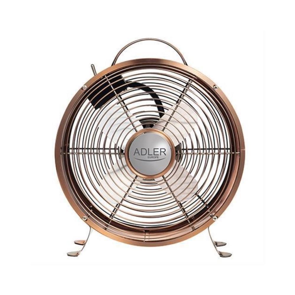 Adler AD 7324 Loft-Ventilator 50 W Loft Fan 20cm / 8" Lüfter Frischluft kupfer