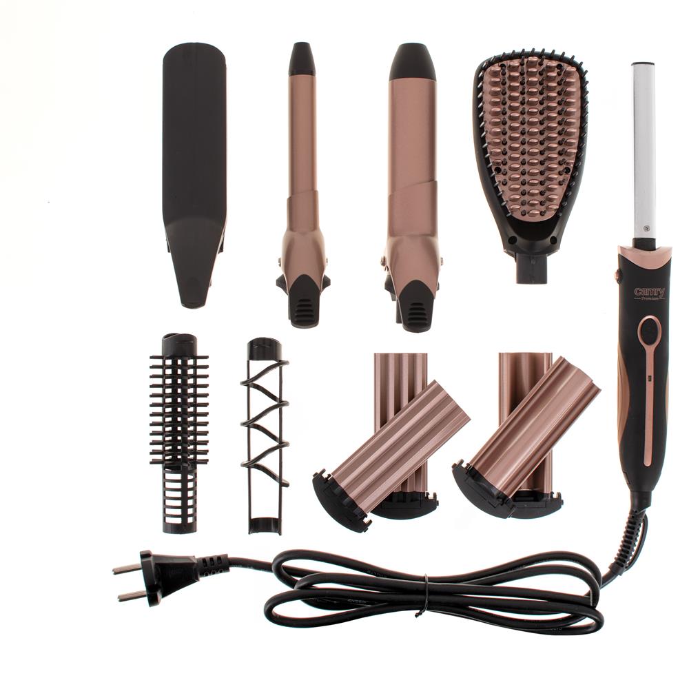 Camry CR 2024 Haarstyling-Set 5-in-1 abnehmbare Aufsätze Haare stylen