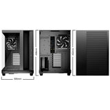 be quiet! Light Base 500 Black PC Gehäuse mit Glasfront und Seitenfenster