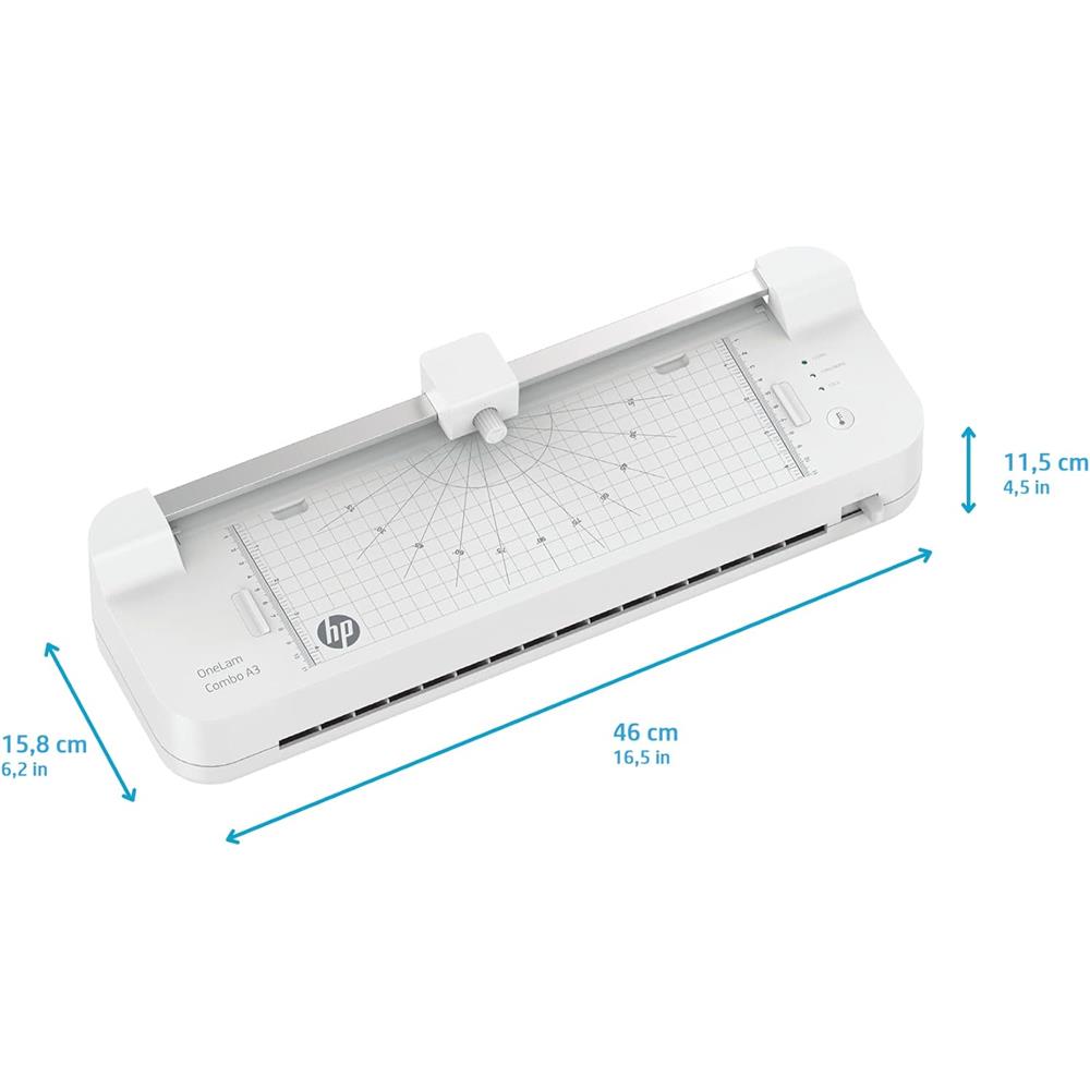 HP OneLam Combo A3 Laminiergerät mit Schneidegerät und Folien