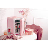 Adler AD 8084 Mini-Kühlschrank 4L – Kühl- & Heizfunktion, tragbar für Auto & Zuhause, pink
