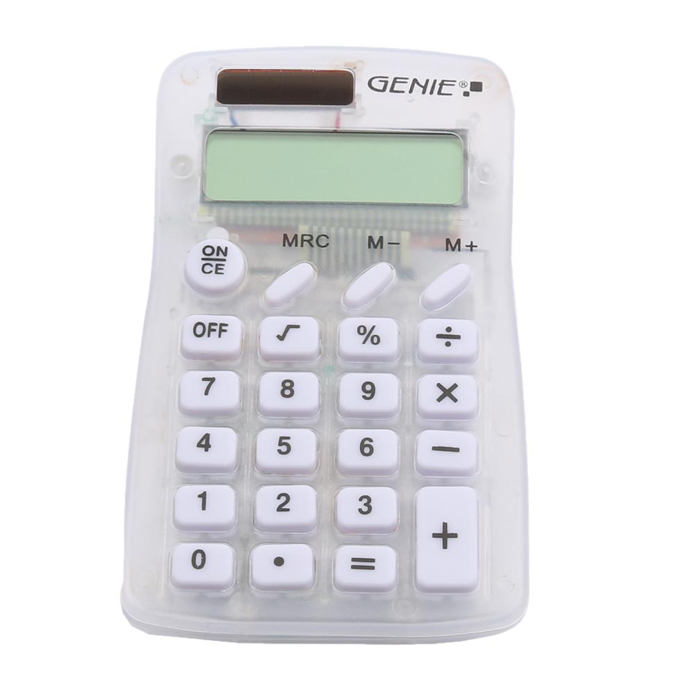 GENIE 825 T Taschenrechner mit 8-stelliger Anzeige, weiß