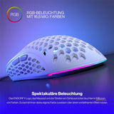 ENDORFY LIX Plus, Ultraleichte Gaming-Maus (59 g), 19000 DPI, Weiß | EY6A003
