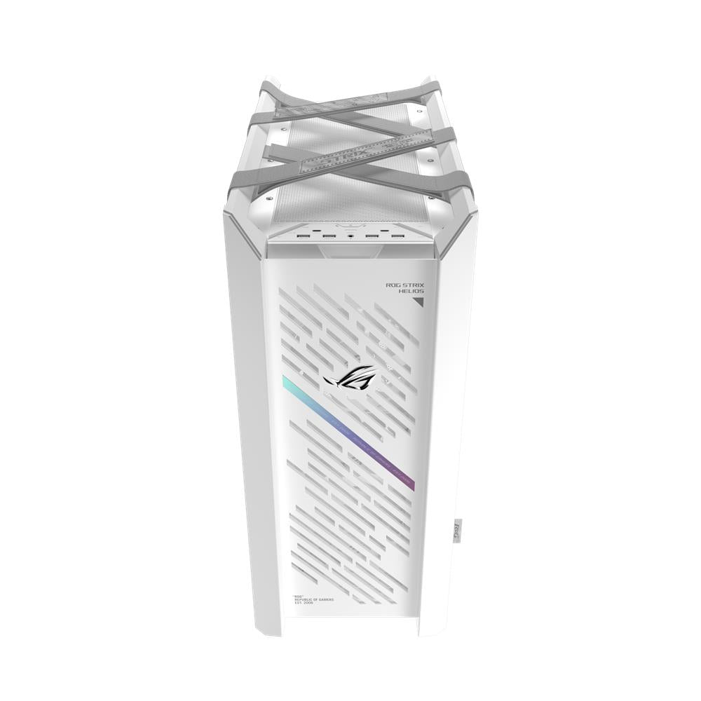 ASUS ROG Strix Helios II White EATX Mid Tower Gaming PC Gehäuse mit 4 Lüftern