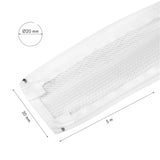 LogiLink Kabelschlauch mit Reißverschluss, 30 mm, Weiß, 5 m