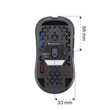 ENDORFY Gem Plus Wireless Gaming Maus kabellos 26000 DPI leicht 74 g Schwarz